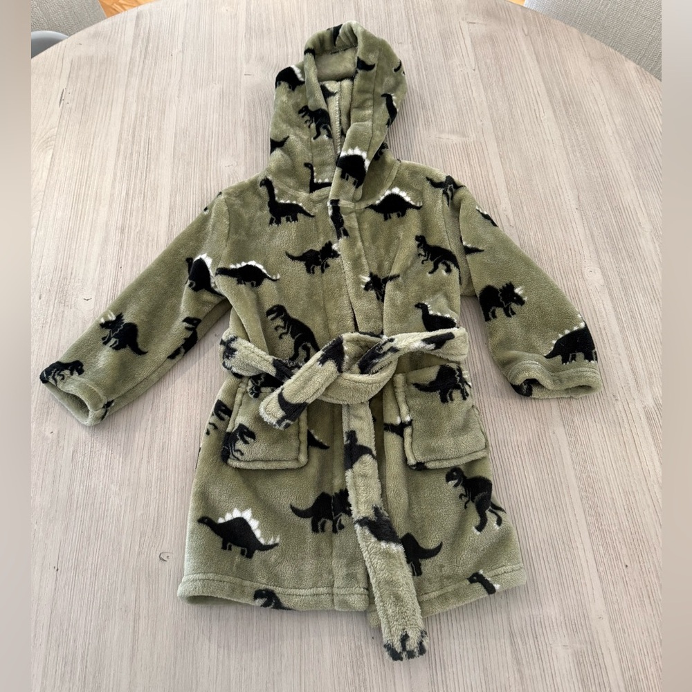 Petit Lem Dino Print Robe